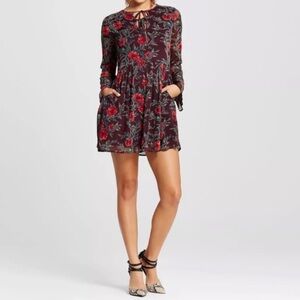 XHILARATION FLORAL DRESS